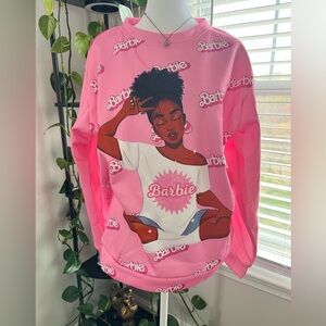 Barbie Pink Graphic Women's Sweatshirt